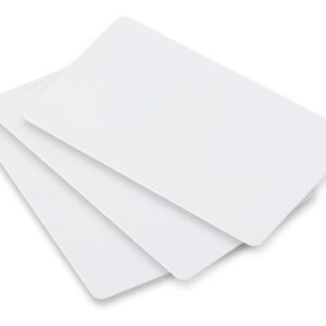 Tarjetas Adhesivas Blancas Zebra de PVC (104523-010)