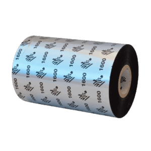 Cinta Zebra Ribbon con Cera Negro, 110mm x 450m